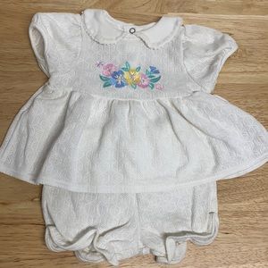 Vintage Baby Dior Two Piece Set